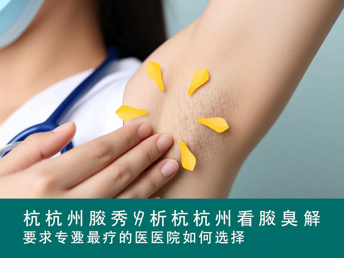 杭州腋秀解析，杭州看腋臭最专业的医院如何选择