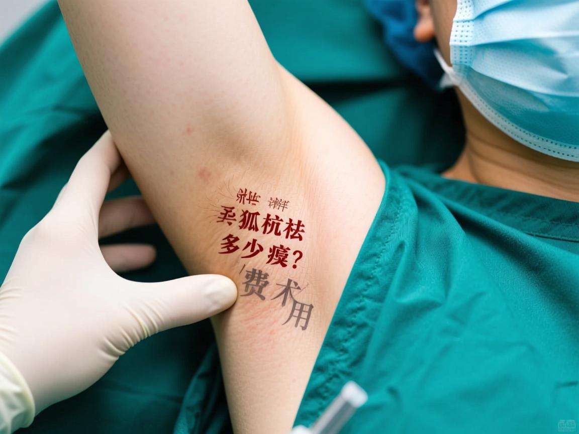 杭州腋臭手术多少钱？详解杭州祛狐臭手术费用