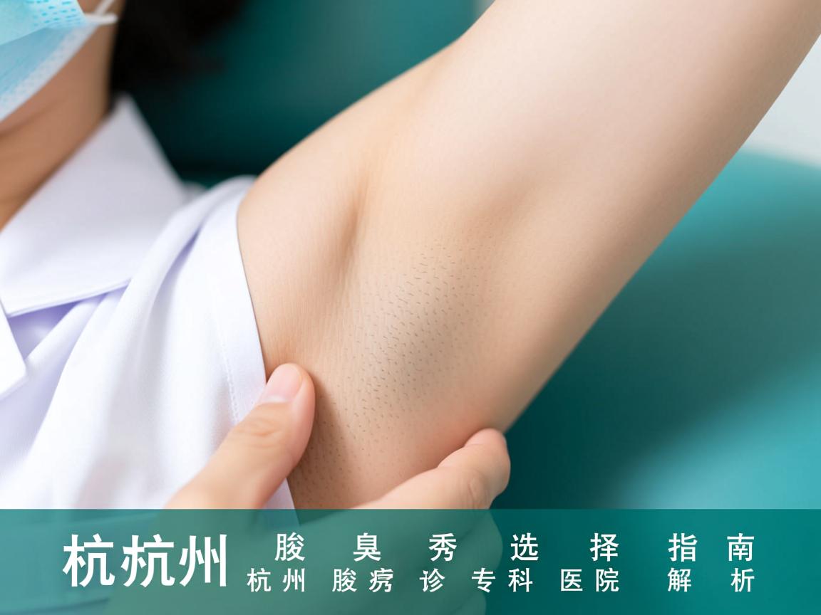 杭州腋臭诊疗选择指南，杭州腋秀专科医院解析