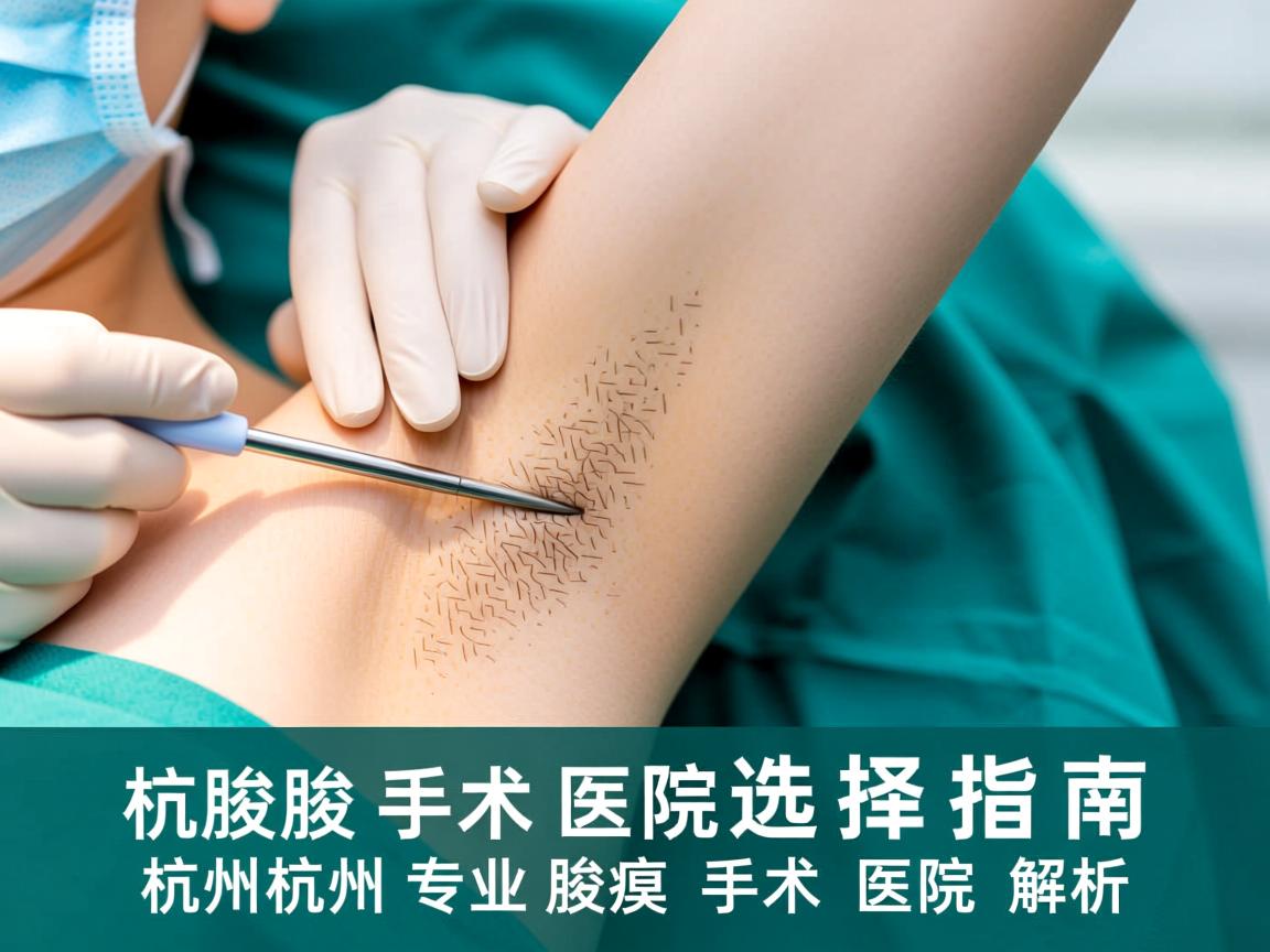 杭州腋臭手术医院选择指南，杭州专业腋臭手术医院解析