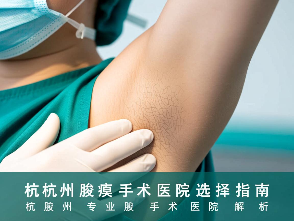 杭州腋臭手术医院选择指南，杭州专业腋臭手术医院解析