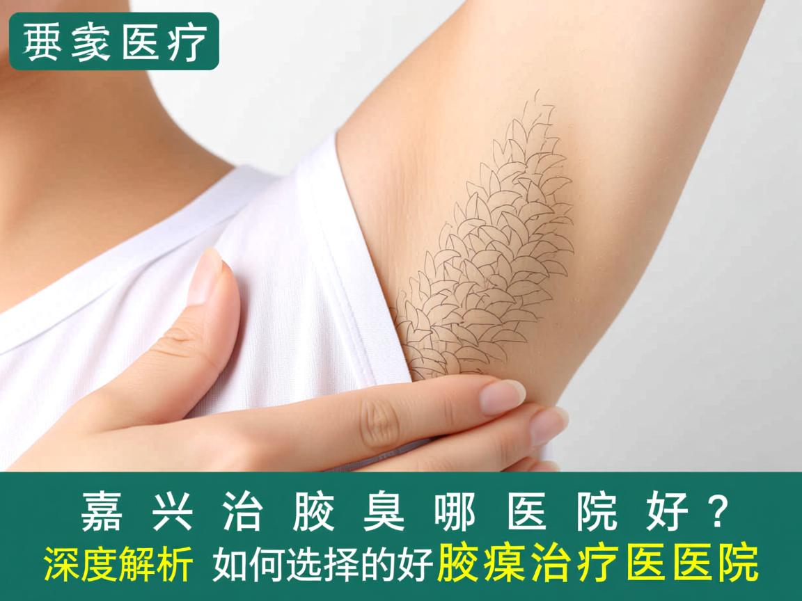 嘉兴治疗腋臭哪家医院好？深度解析如何选择好的腋臭治疗医院