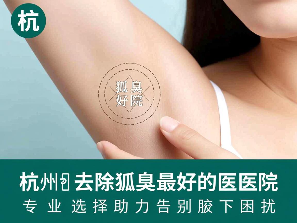 杭州去除狐臭最好的医院，专业选择助力告别腋下困扰