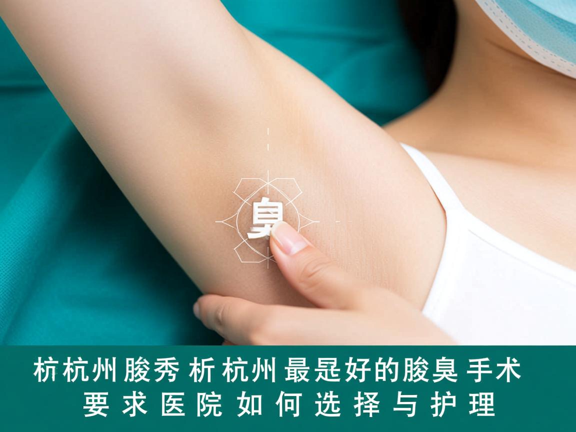 杭州腋秀解析，杭州最好的腋臭手术医院如何选择与护理