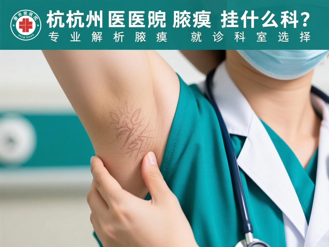 杭州医院腋臭挂什么科？专业解析腋臭就诊科室选择