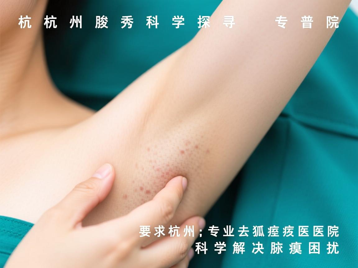 杭州腋秀科普，探寻杭州专业去狐臭医院，科学解决腋臭困扰
