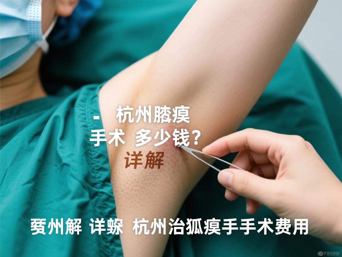 杭州腋臭手术多少钱？详解杭州治狐臭手术费用