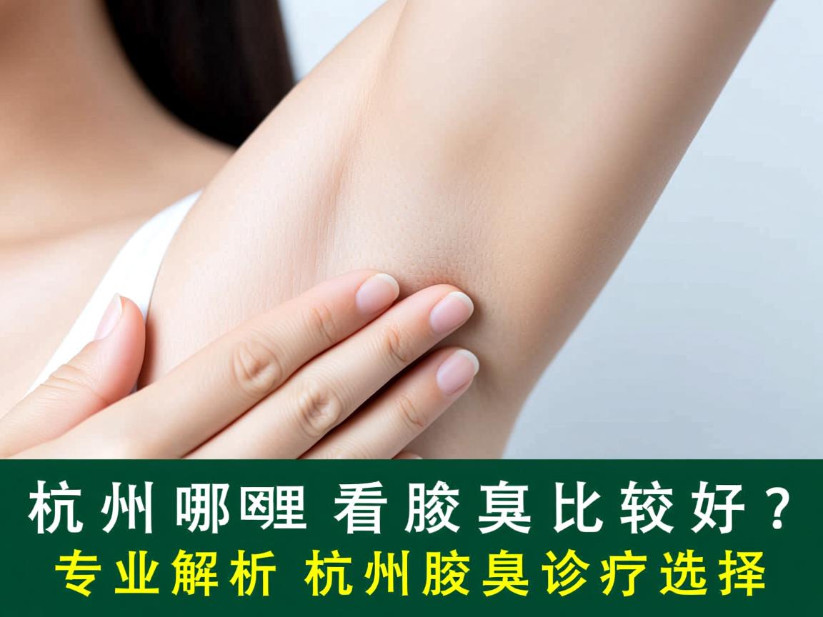 杭州哪里看腋臭比较好？专业解析杭州腋臭诊疗选择