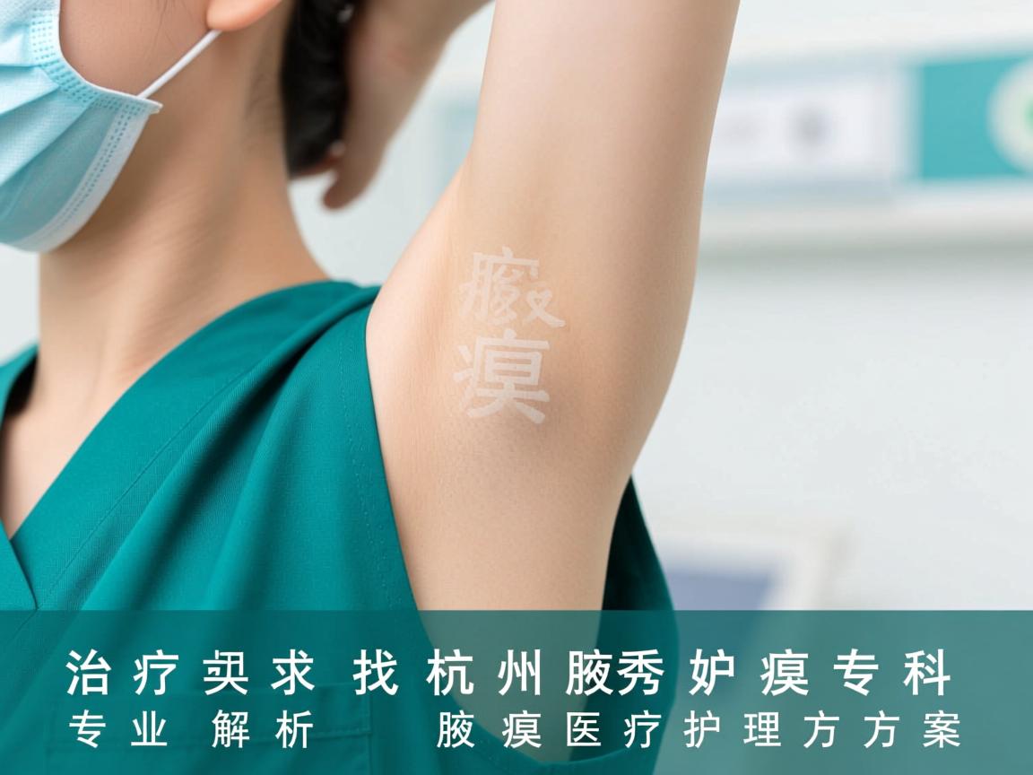 腋臭治疗找杭州腋秀腋臭专科，专业解析腋臭医疗护理方案