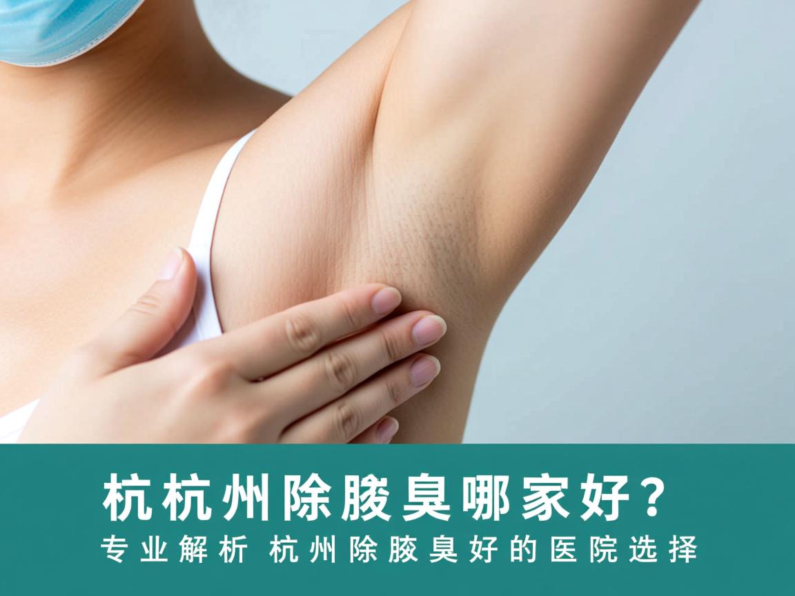 杭州除腋臭哪家好？专业解析杭州除腋臭好的医院选择