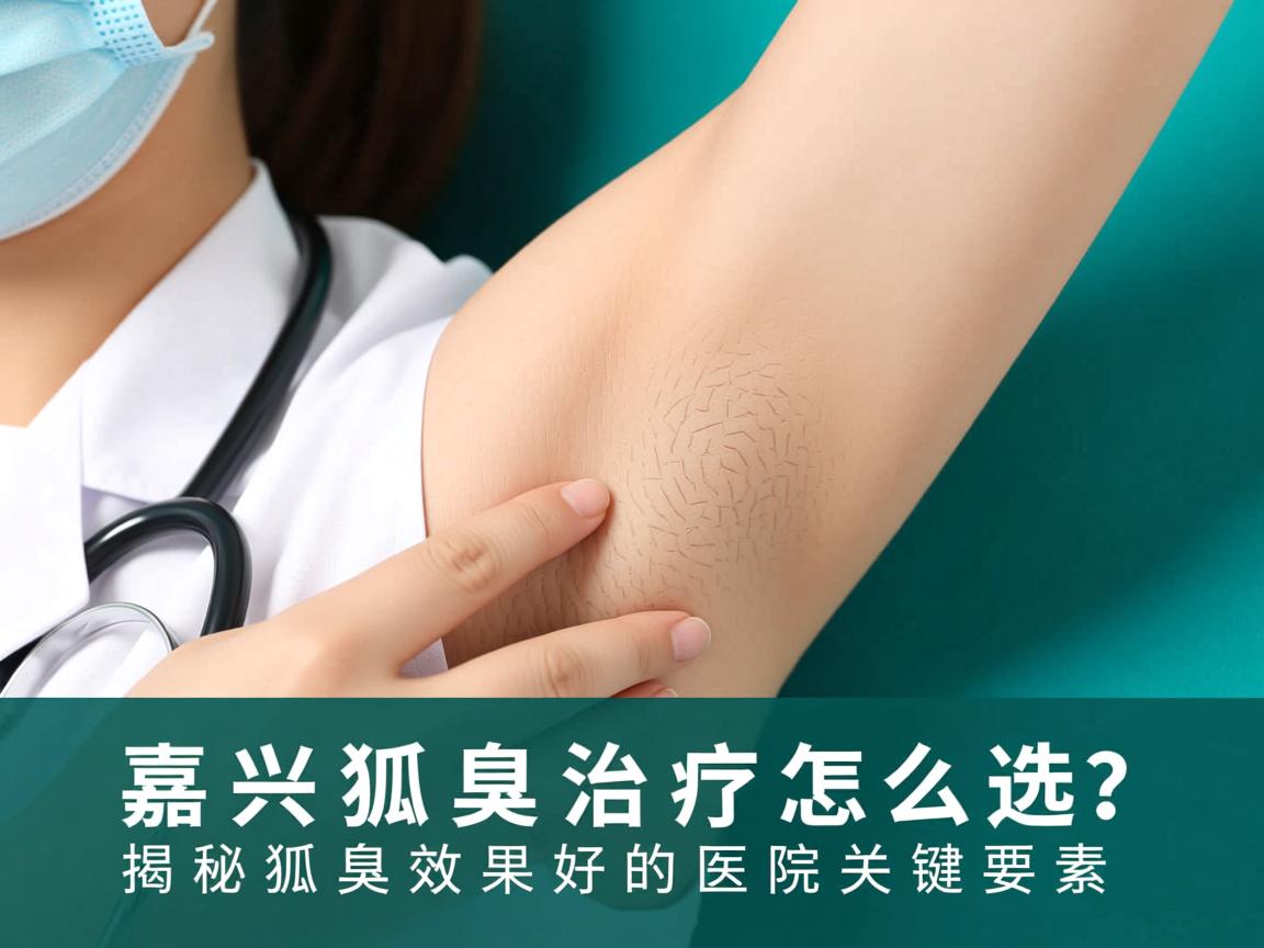 嘉兴狐臭治疗怎么选？揭秘狐臭效果好的医院关键要素