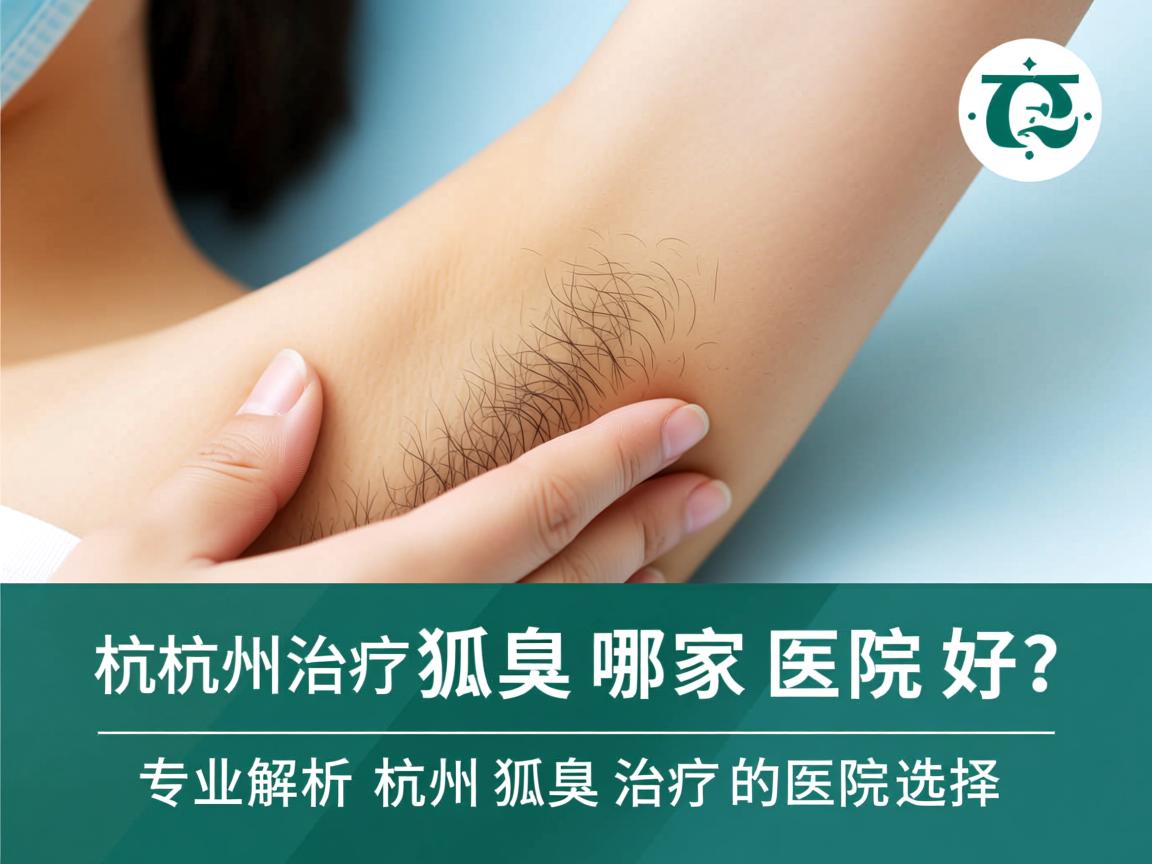 杭州治疗狐臭哪家医院好？专业解析杭州狐臭治疗的医院选择