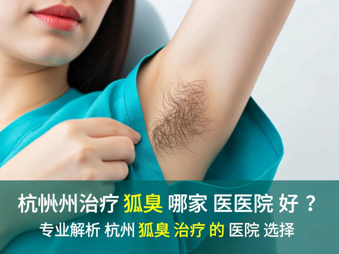 杭州治疗狐臭哪家医院好？专业解析杭州狐臭治疗的医院选择