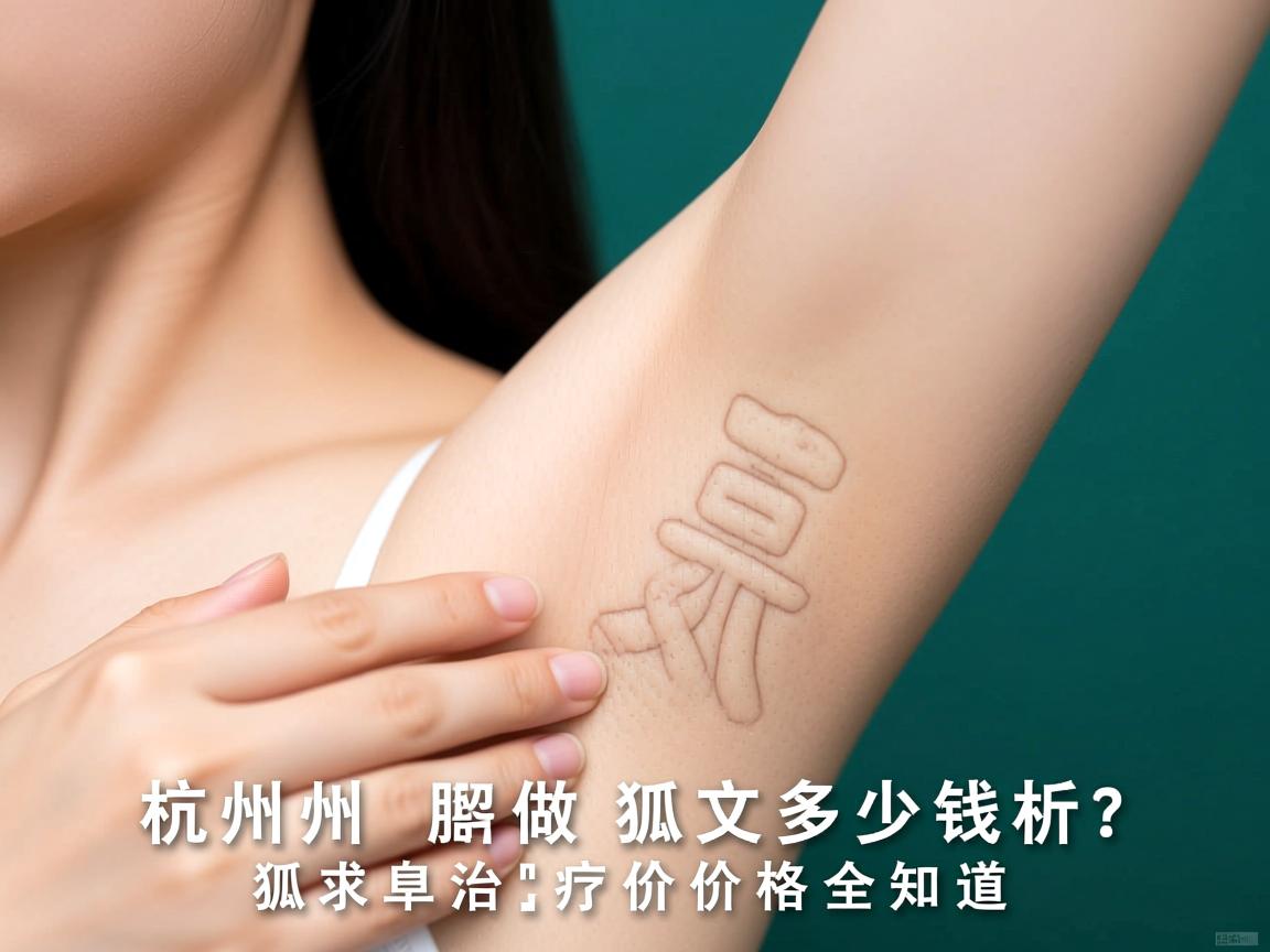 杭州腋秀解析，杭州做狐臭多少钱？狐臭治疗价格全知道