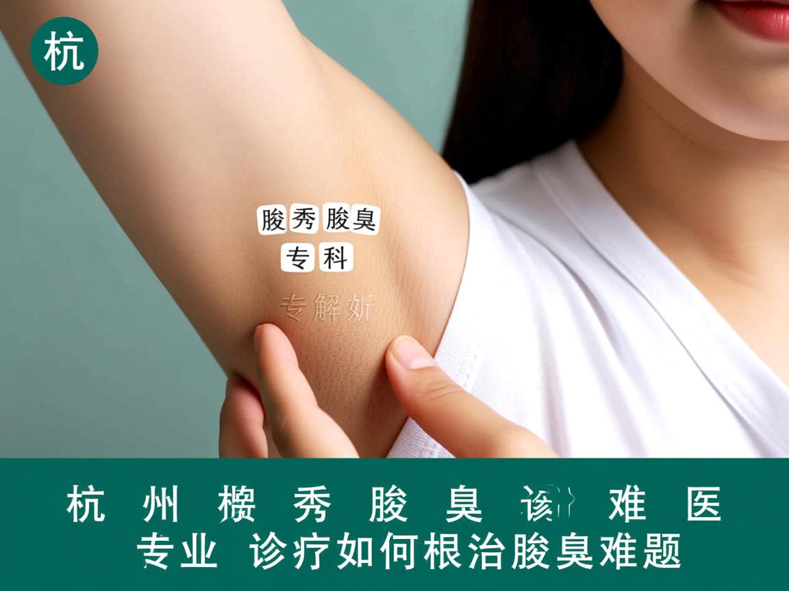 杭州腋秀腋臭专科解析，专业诊疗如何根治腋臭难题