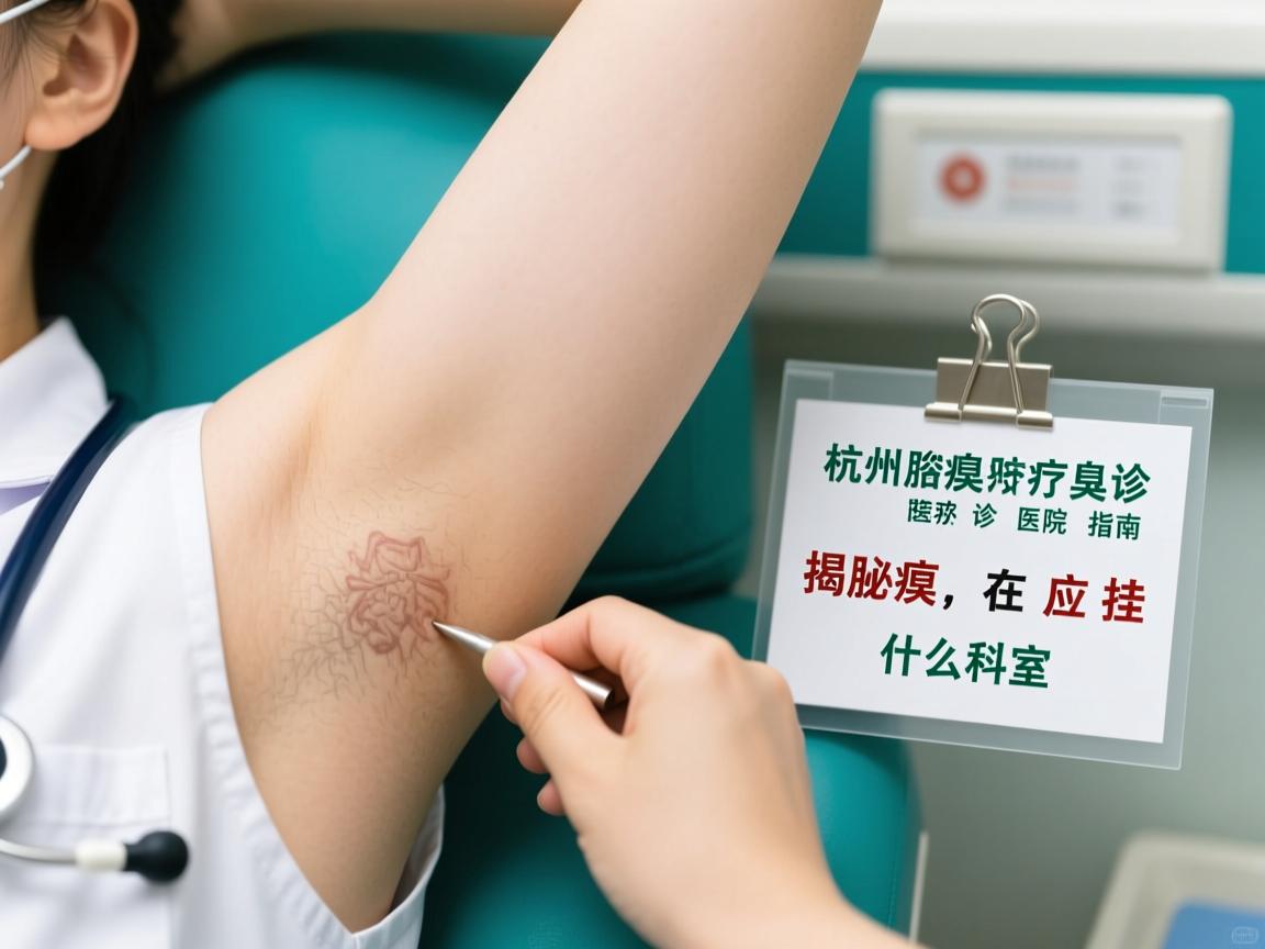 杭州腋臭诊疗指南，揭秘腋臭在医院应挂什么科室