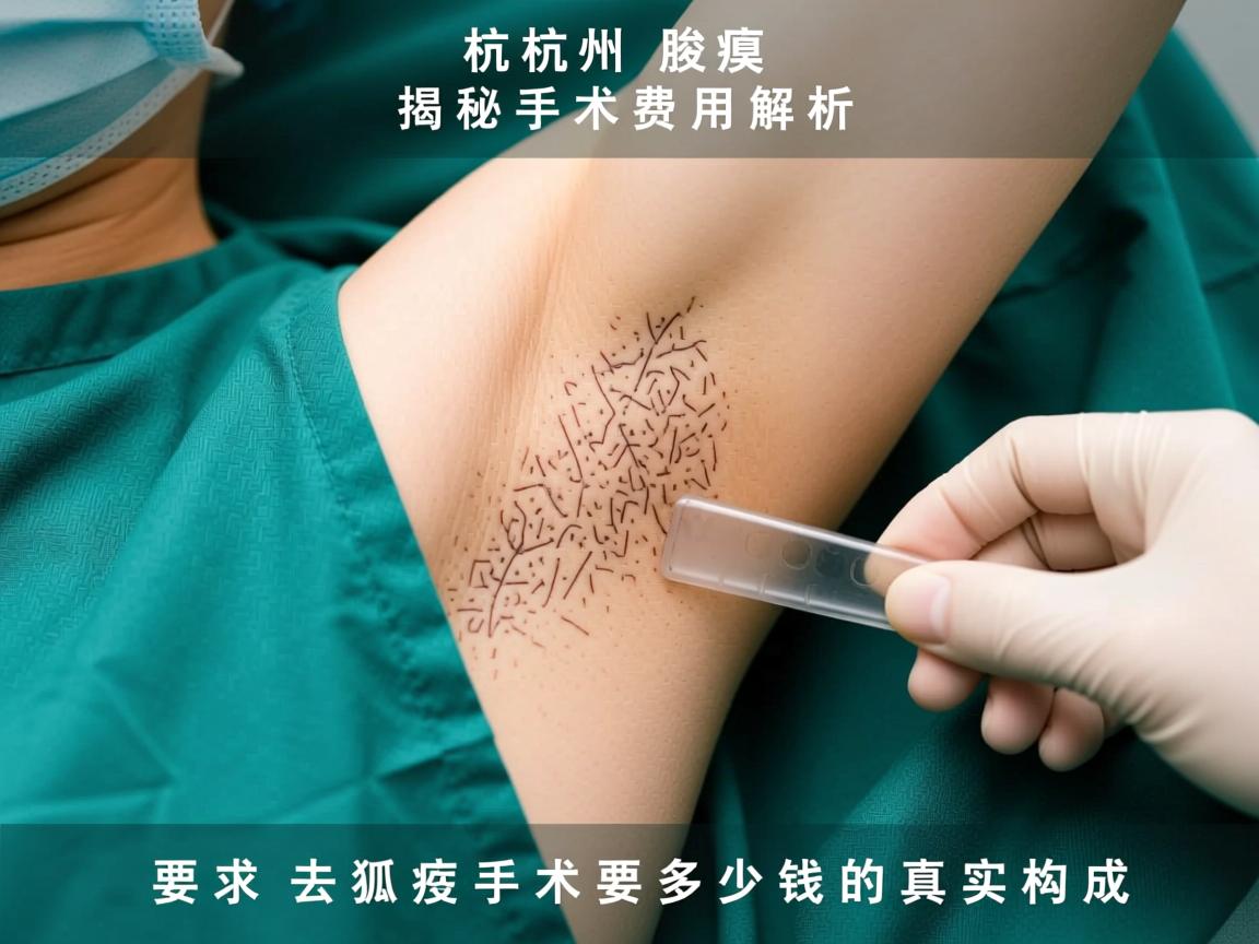 杭州腋臭手术费用解析，揭秘去狐臭手术要多少钱的真实构成