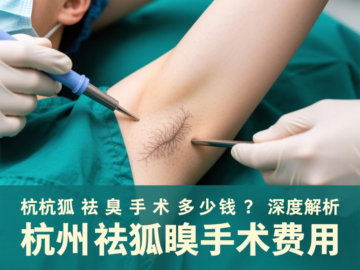 杭州祛狐臭手术多少钱？深度解析杭州祛狐臭手术费用
