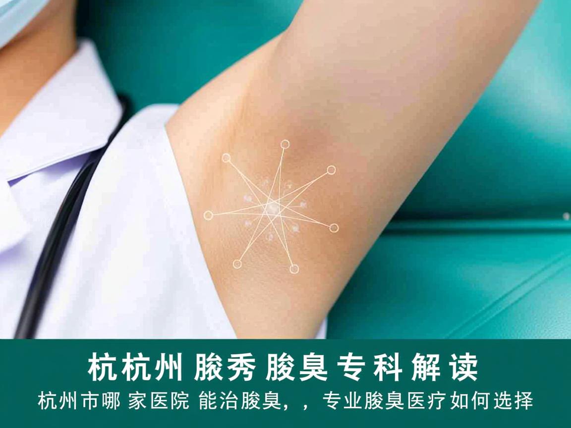 杭州腋秀腋臭专科解读，杭州市哪家医院能治腋臭，专业腋臭医疗如何选择