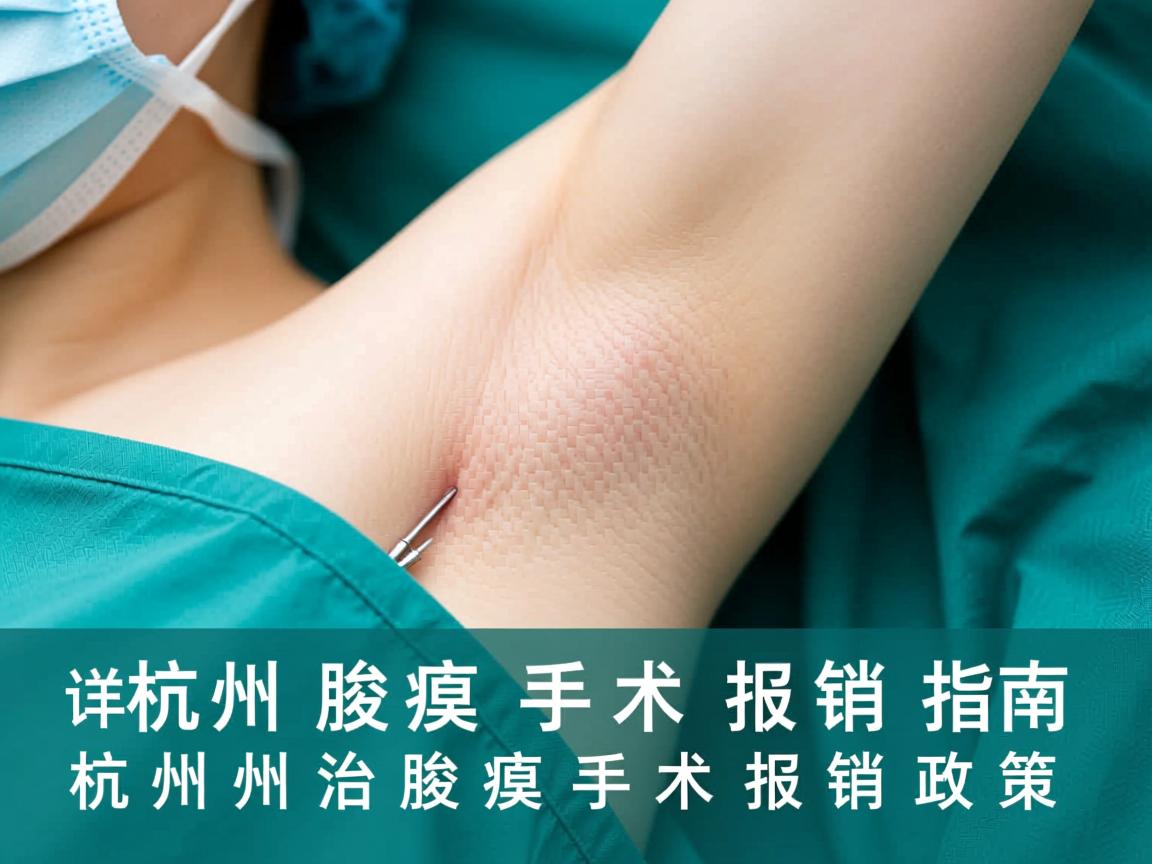 杭州腋臭手术报销指南，详解杭州治腋臭手术报销政策