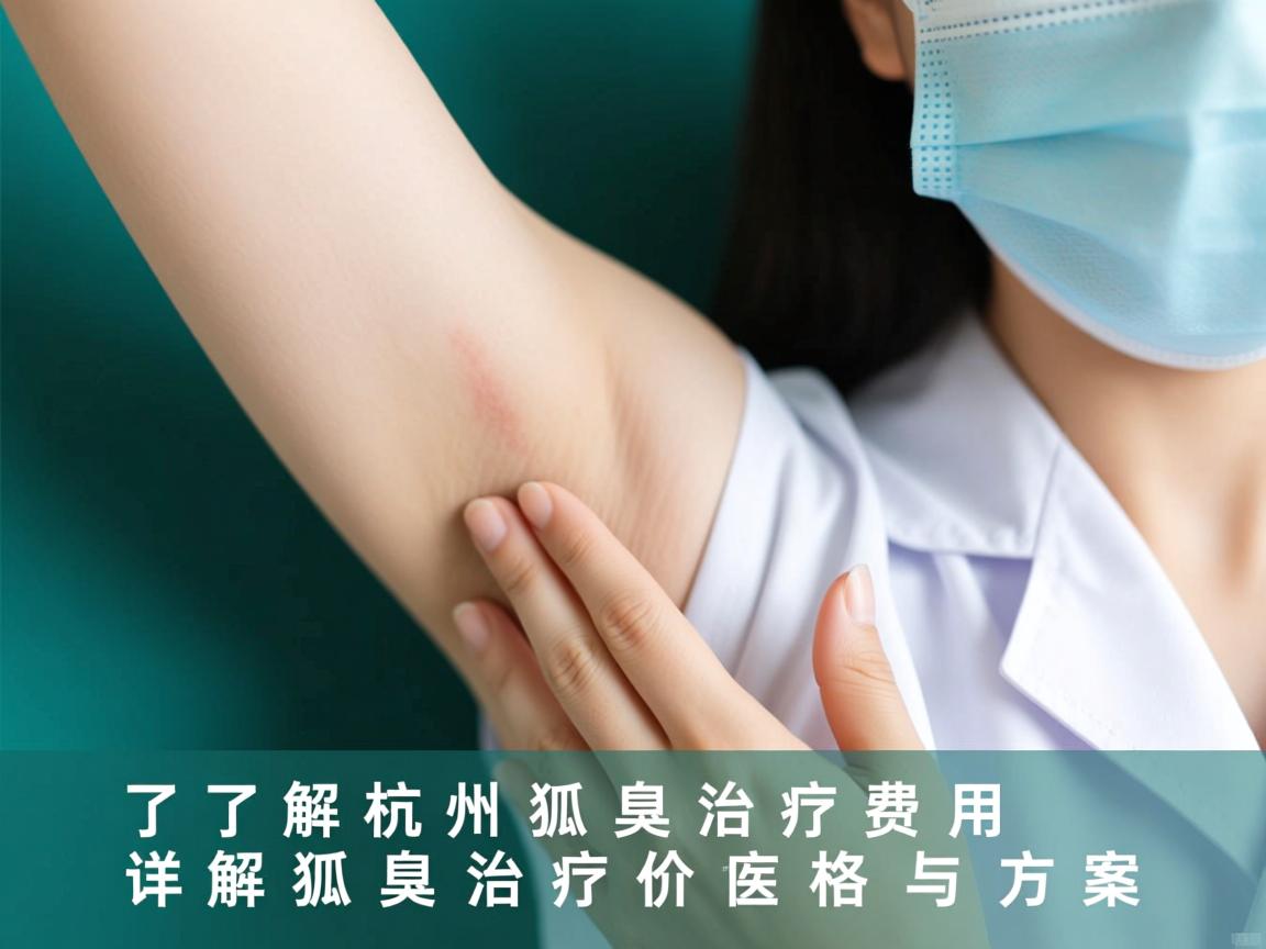 了解杭州狐臭治疗费用，详解狐臭治疗价格与方案