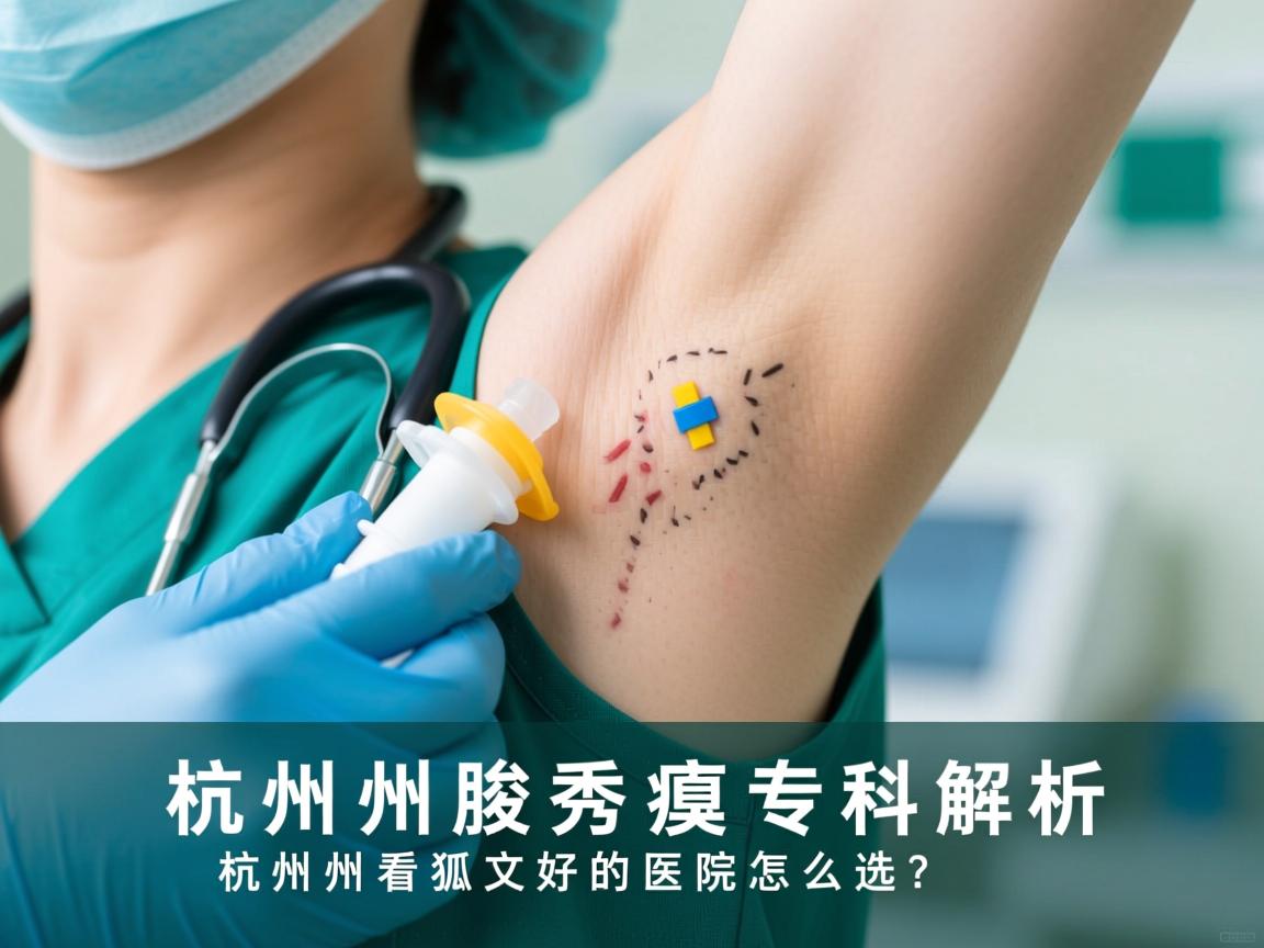 杭州腋秀腋臭专科解析，杭州看狐臭好的医院怎么选？