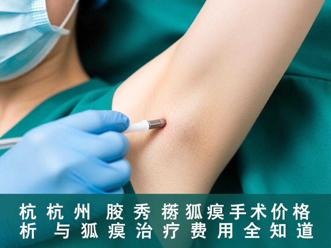 杭州腋秀解析，杭州狐臭手术价格与狐臭治疗费用全知道