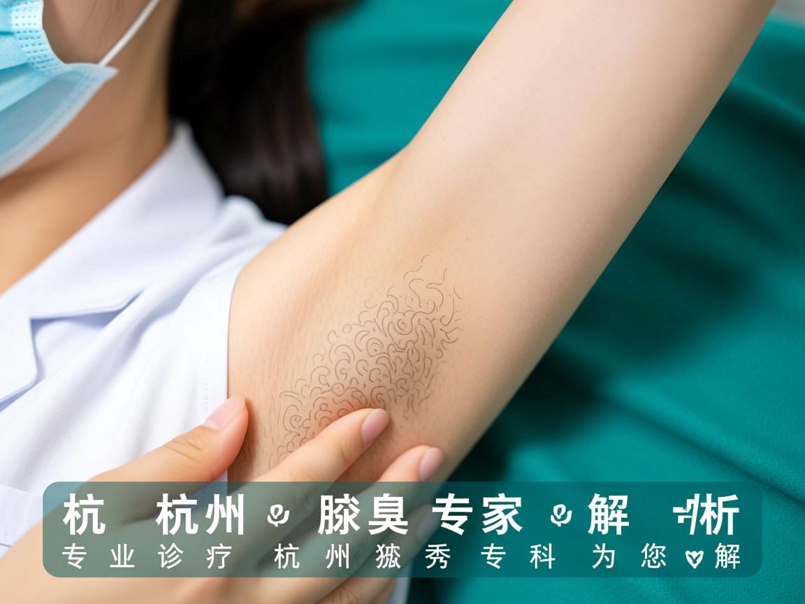 杭州腋臭专家解析，专业诊疗狐臭，杭州腋秀专科为您解惑