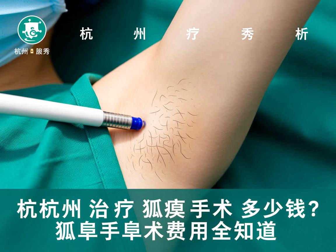 杭州腋秀解析，杭州治疗狐臭手术多少钱？狐臭手术费用全知道