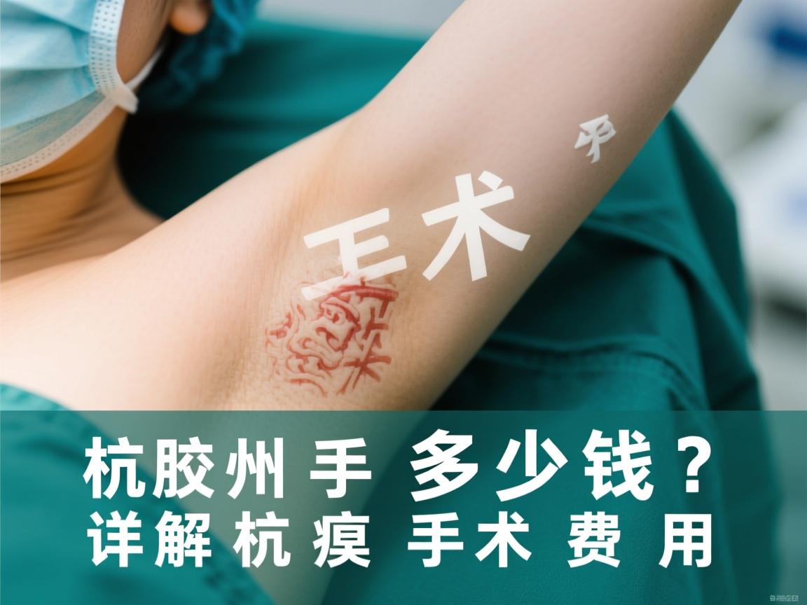 杭州腋臭手术多少钱？详解杭州腋臭手术费用