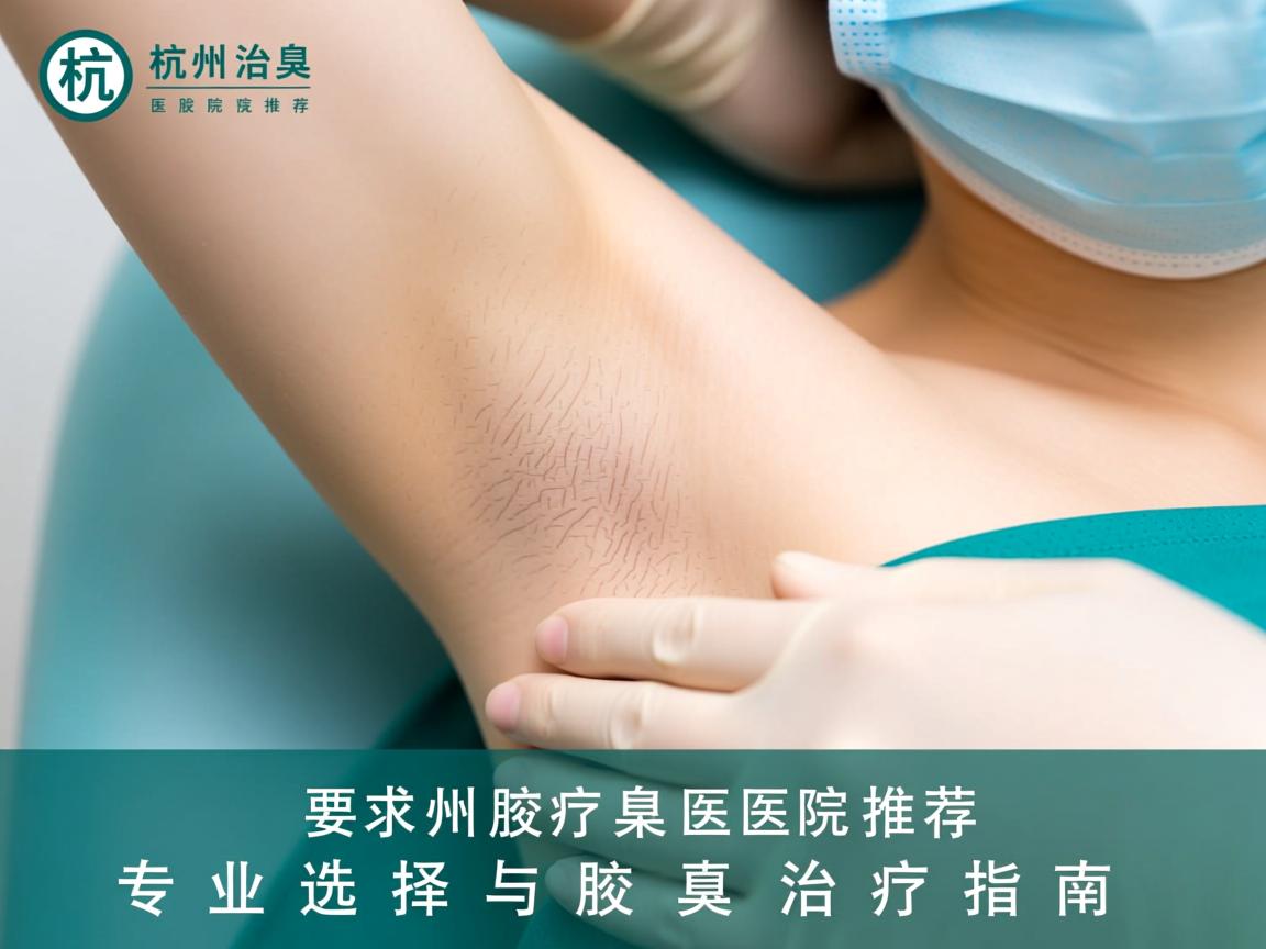 杭州治疗腋臭医院推荐，专业选择与腋臭治疗指南