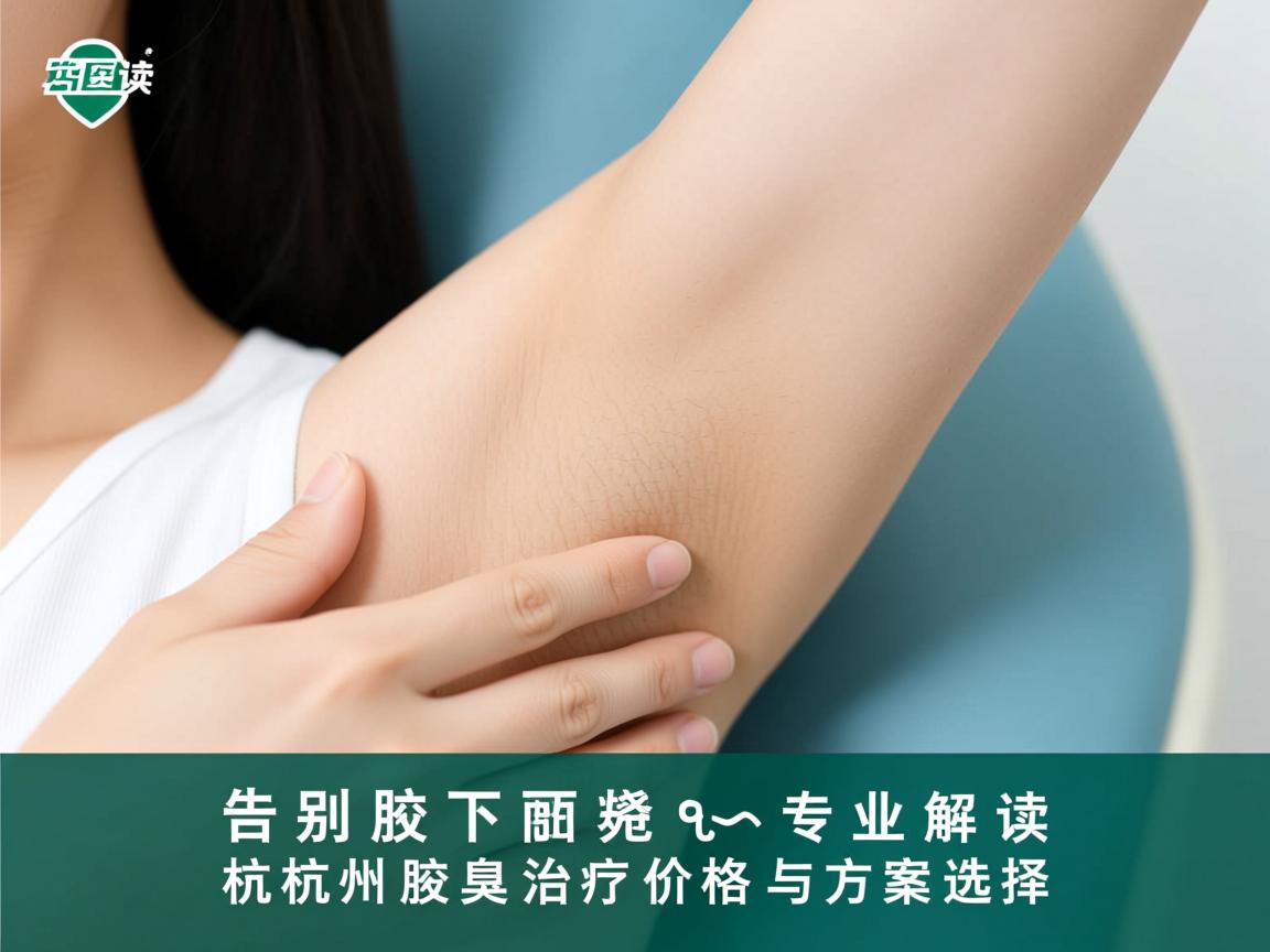 告别腋下尴尬，专业解读杭州腋臭治疗价格与方案选择