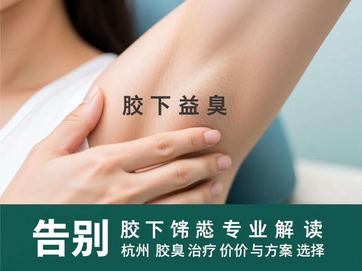 告别腋下尴尬，专业解读杭州腋臭治疗价格与方案选择
