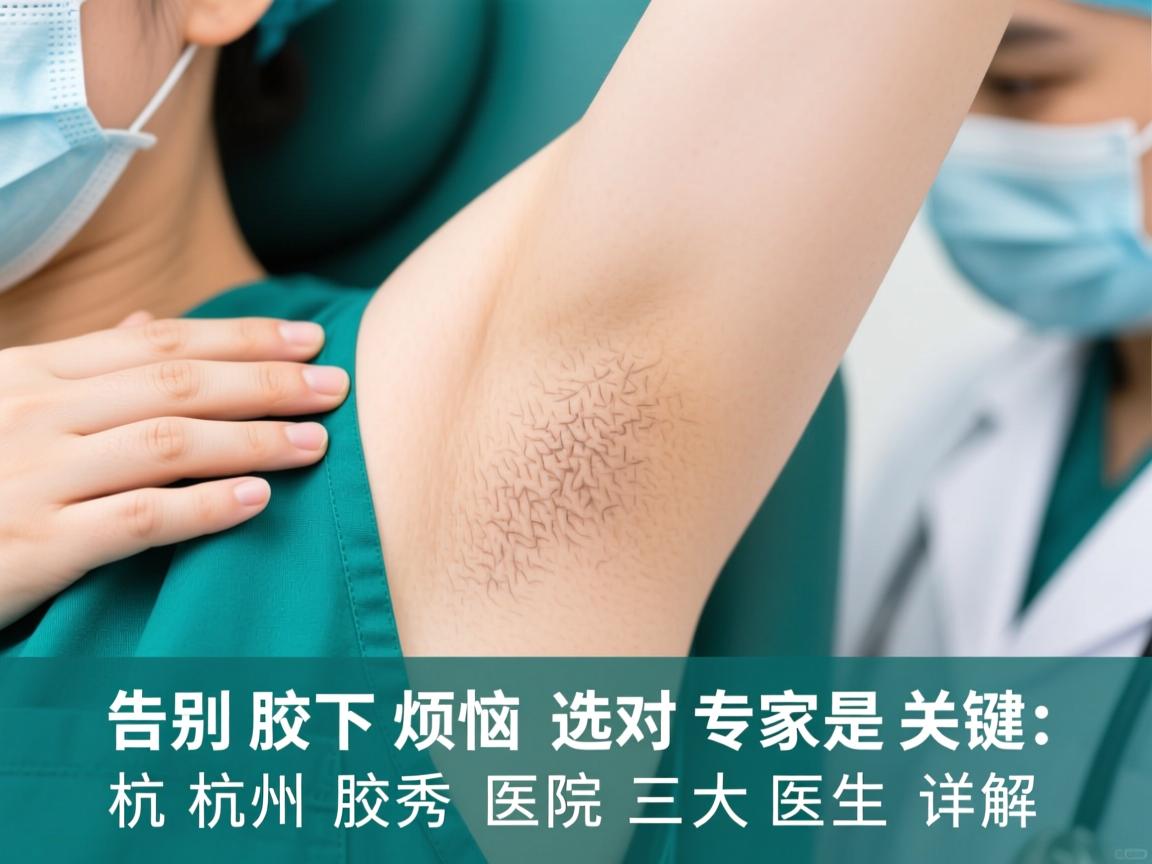 告别腋下烦恼，选对专家是关键，杭州腋秀医院三大医生详解