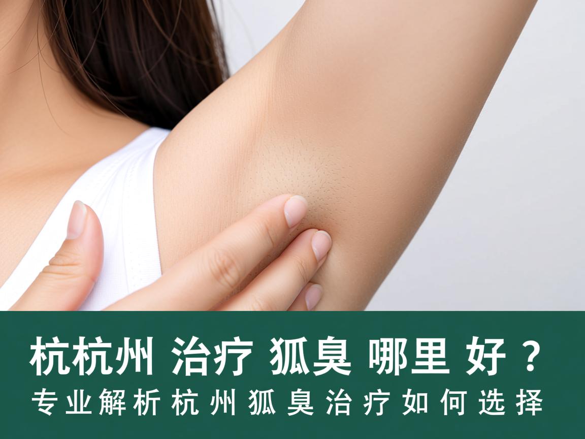杭州治疗狐臭哪里好？专业解析杭州狐臭治疗如何选择