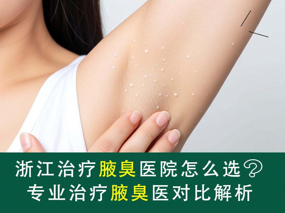 浙江治疗腋臭医院怎么选？专业治疗腋臭医院对比解析