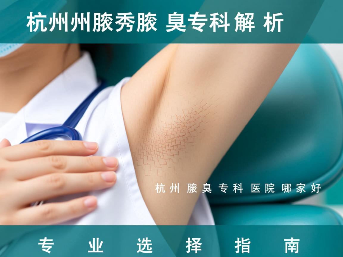 杭州腋秀腋臭专科解析，杭州腋臭专科医院哪家好，专业选择指南