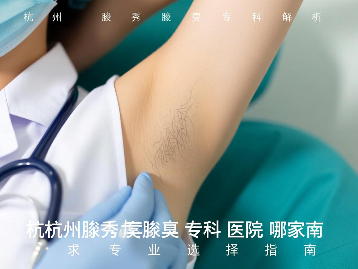 杭州腋秀腋臭专科解析，杭州腋臭专科医院哪家好，专业选择指南