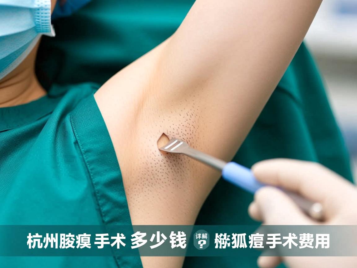 杭州腋臭手术多少钱？详解杭州治狐臭手术费用