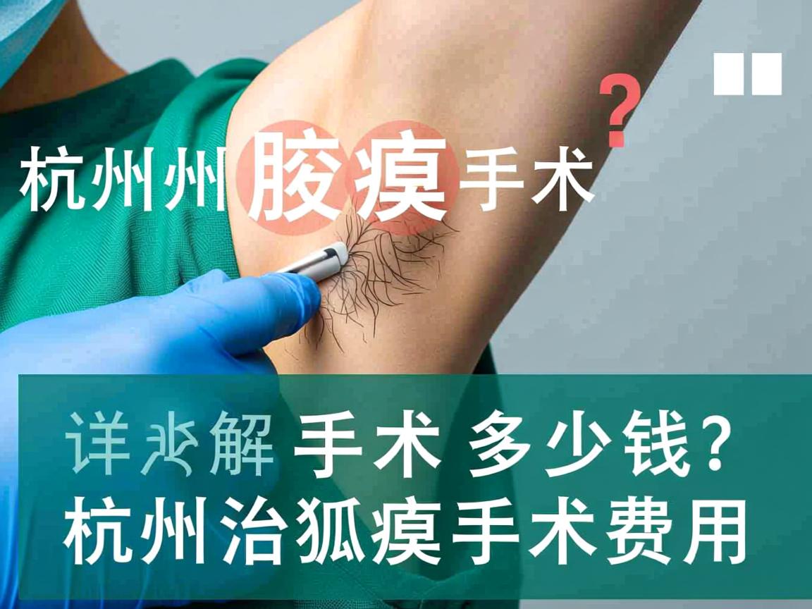 杭州腋臭手术多少钱？详解杭州治狐臭手术费用