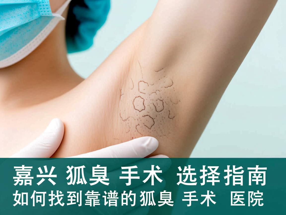 嘉兴狐臭手术选择指南，如何找到靠谱的狐臭手术医院