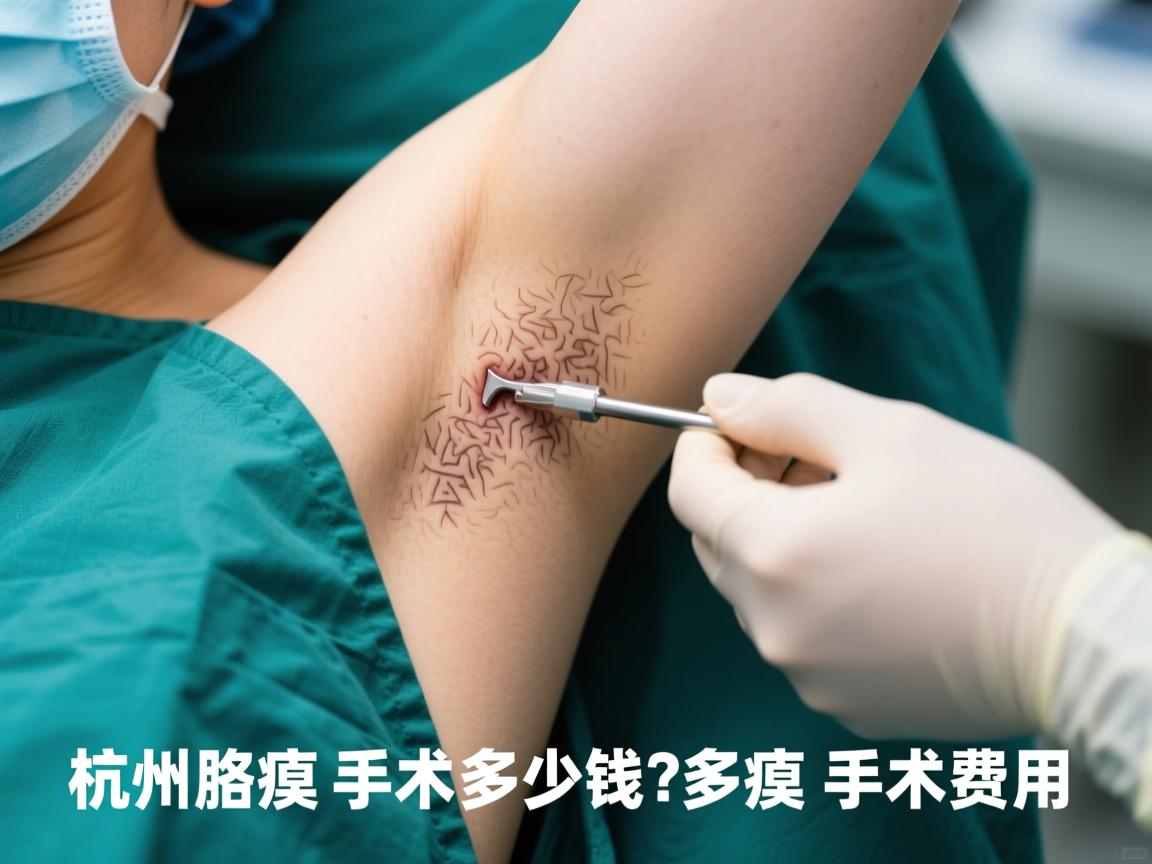 杭州腋臭手术多少钱？详解杭州腋臭手术费用