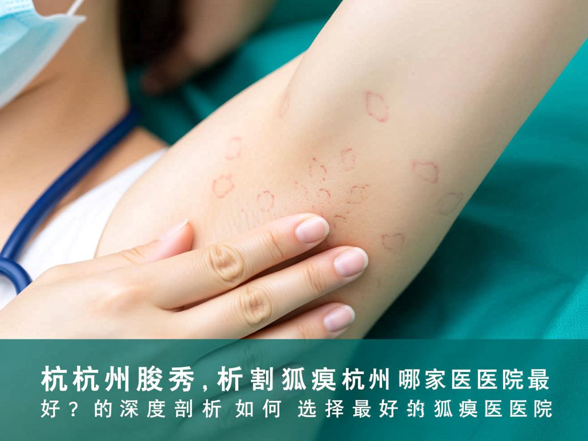 杭州腋秀解析，割狐臭杭州哪家医院最好？深度剖析如何选择最好的狐臭医院