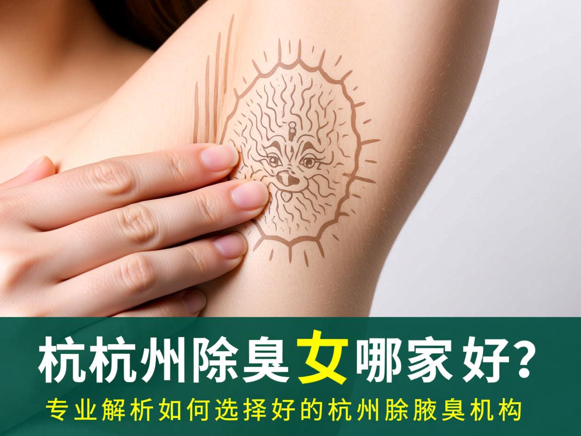 杭州除腋臭哪家好？专业解析如何选择好的杭州除腋臭机构