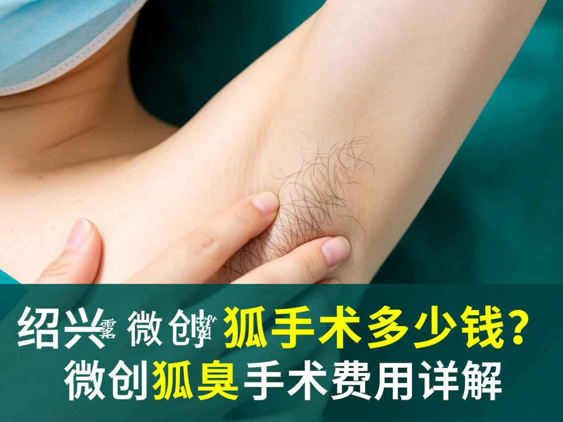 在绍兴做微创狐臭手术多少钱？微创狐臭手术费用详解
