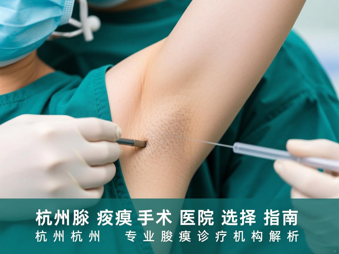 杭州腋臭手术医院选择指南，杭州专业腋臭诊疗机构解析