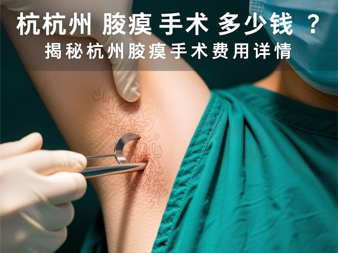 杭州腋臭手术多少钱？揭秘杭州腋臭手术费用详情