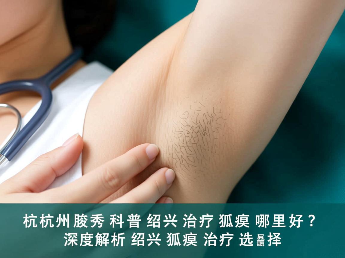 杭州腋秀科普，绍兴治疗狐臭哪里好？深度解析绍兴狐臭治疗选择