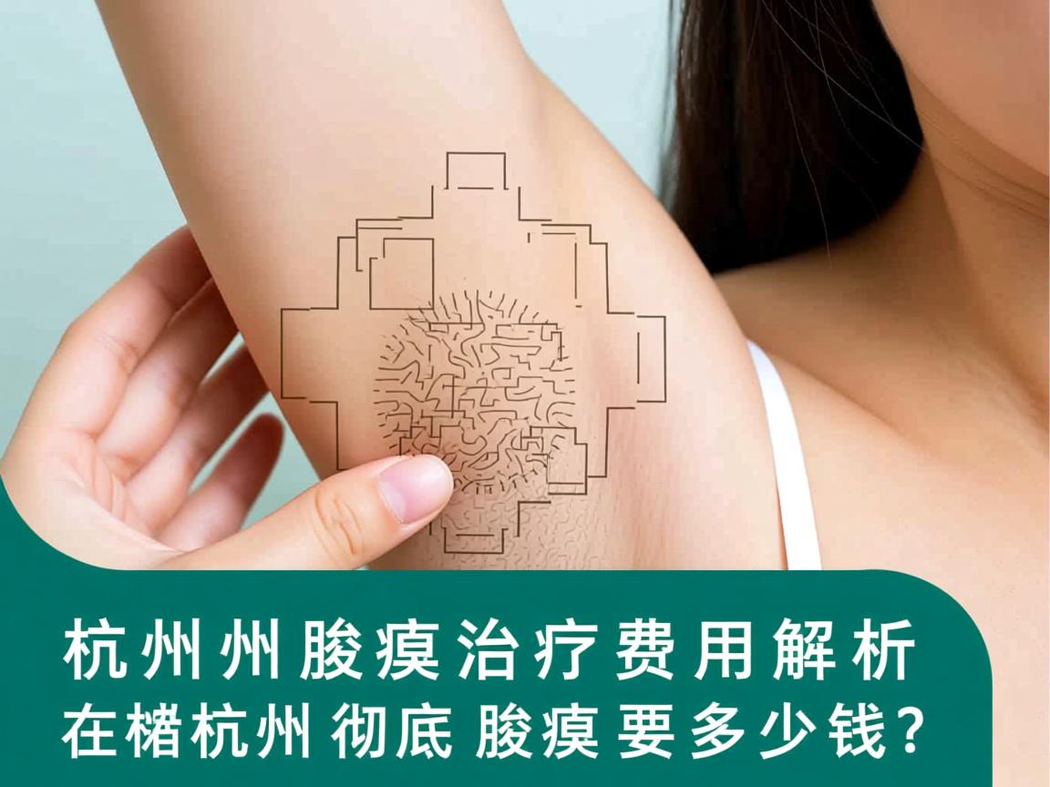 杭州腋臭治疗费用解析，在杭州彻底治腋臭要多少钱？