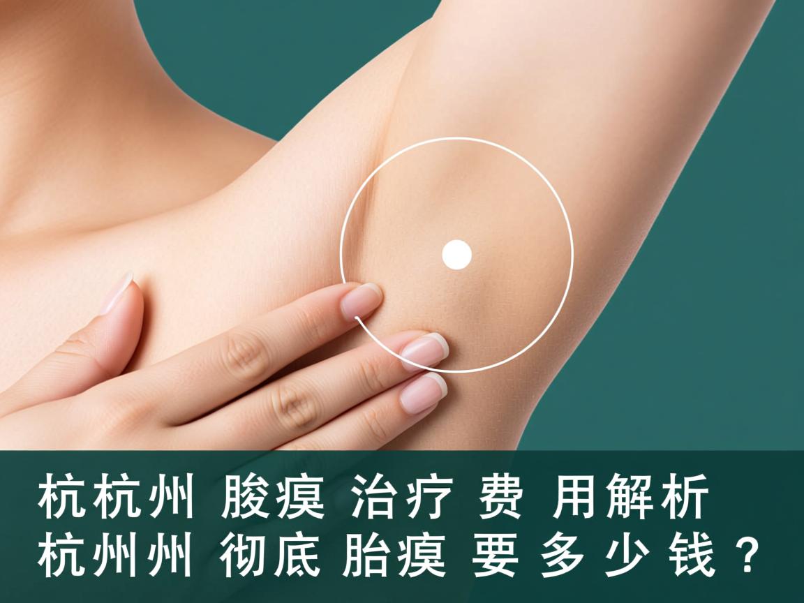 杭州腋臭治疗费用解析，在杭州彻底治腋臭要多少钱？
